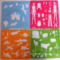 Newest style plastic stencils for kids